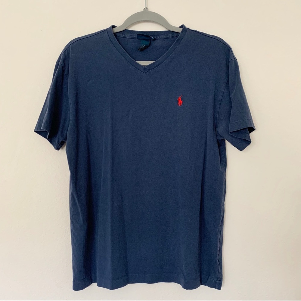 Men’s Polo by Ralph Lauren Navy V-Neck
